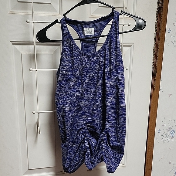 ATHLETA Blue and Black Striped Tank Top - Picture 5 of 10